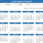 School Calendar Blank At A Glance Calendar Template Printable