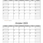 September And October 2023 Calendar WikiDates