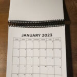 2023 Premade Unaltered 8x8 Blank Scrapbook Calendar EBay