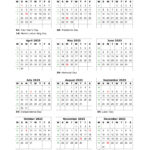 2023 United States Calendar With Holidays 2023 United States Calendar