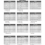 2023 Yearly Business Calendar With Week Number Free Printable Templates