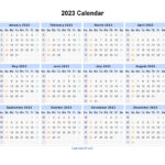 Calendario 2022 Y 2023 Excel