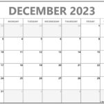 December 2023 Calendar Free Printable Calendar