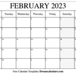 Download Printable February 2023 Calendars