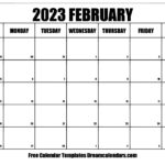 Download Printable February 2023 Calendars