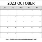 Download Printable October 2023 Calendars