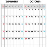 Download Printable September And October 2023 Calendar PDF PNG