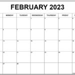 February 2023 Calendar Free Printable Calendar