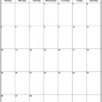 February 2023 Vertical Calendar Portrait