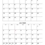 Incredible Free Printable Calendar June July August 2023 Images