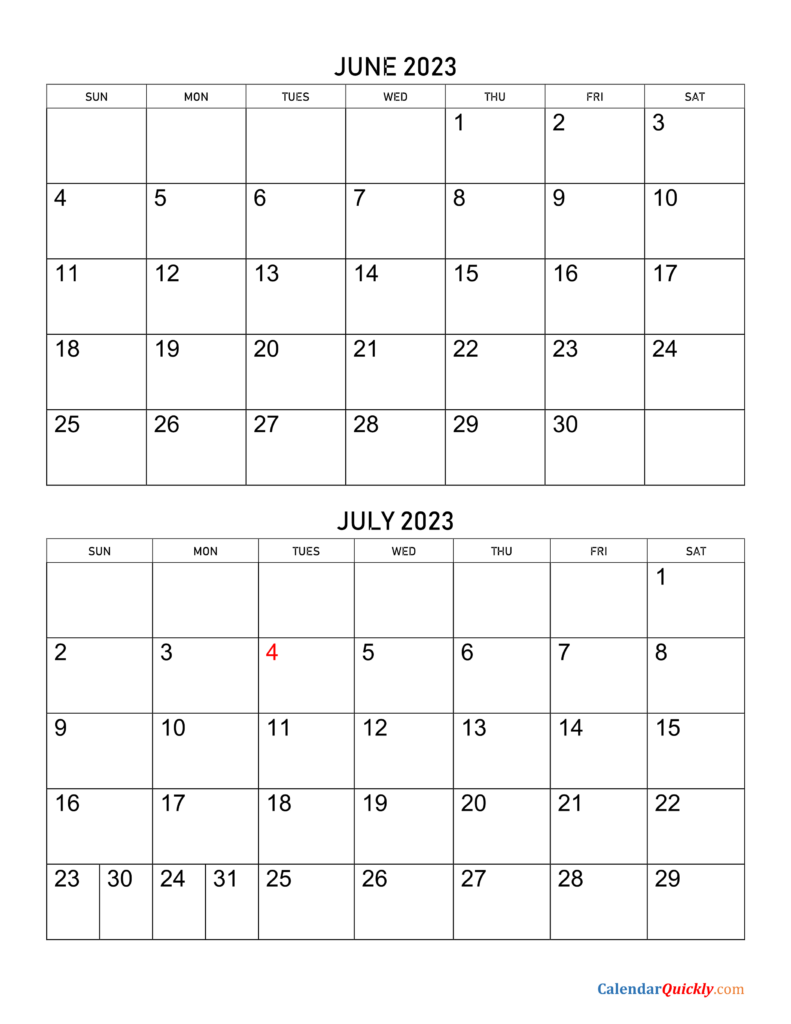 Incredible Free Printable Calendar June July August 2023 Images 