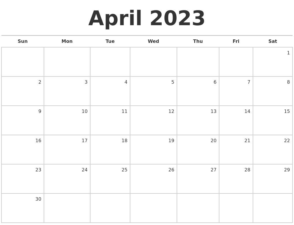 March 2023 Calendars Free