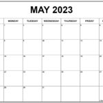 May 2023 Calendar Free Printable Calendar