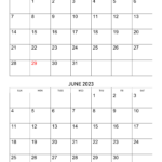 May And June 2023 Calendar Calendar Quickly