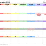 November 2023 Calendar Templates For Word Excel And PDF