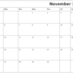 November 2023 Download Calendar