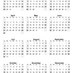 Printable Calendar 2023 One Page With Holidays Single Page 2023