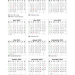 Printable Yearly Calendar 2023 Summafinance
