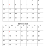 September And October 2023 Calendar Calendar Quickly